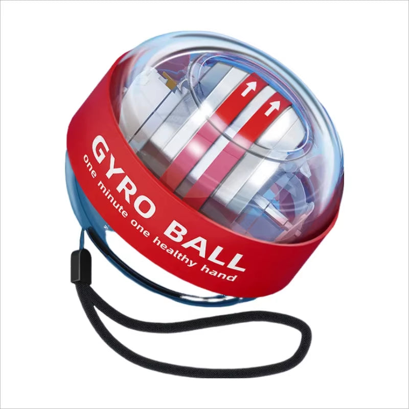 Self-Starting Multi-Functional Forearm Exerciser Power Ball Wrist Booster Trainer Hand Strength Grip Light-Up Strengthener