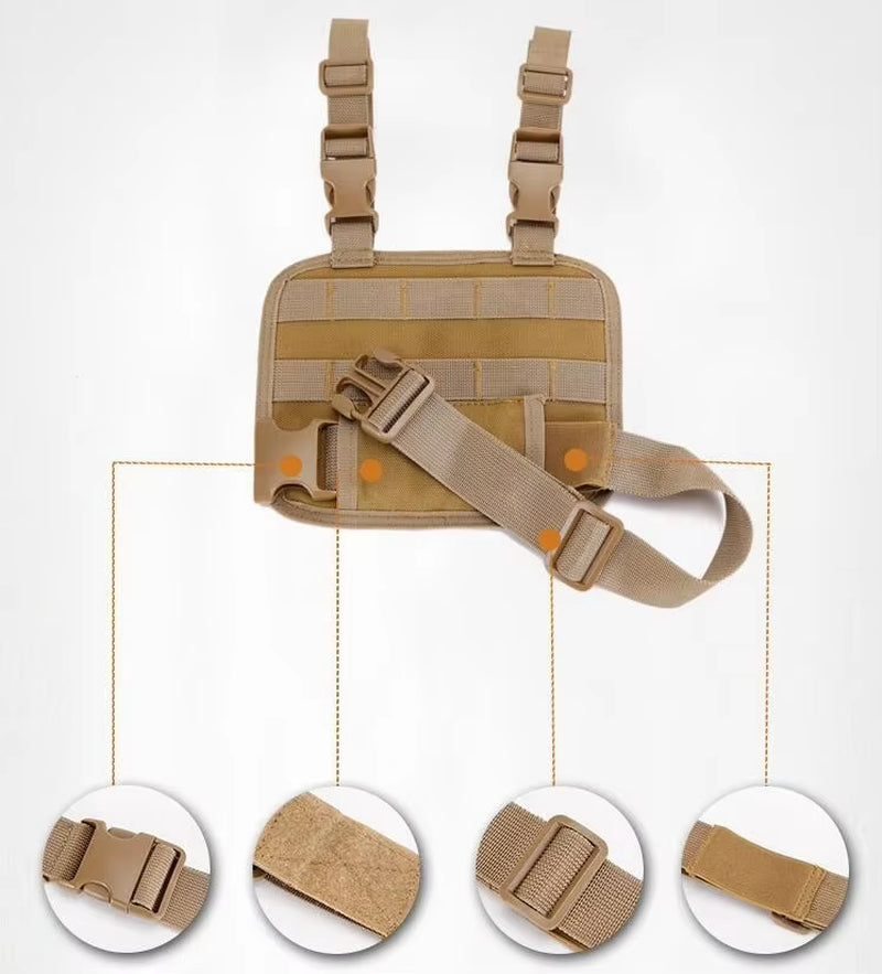 1000D Drop Leg Platform MOLLE Adjustable Leg Plate Leg Ammo Bag Magazine Bag Adjustable Thigh Strap Pouch