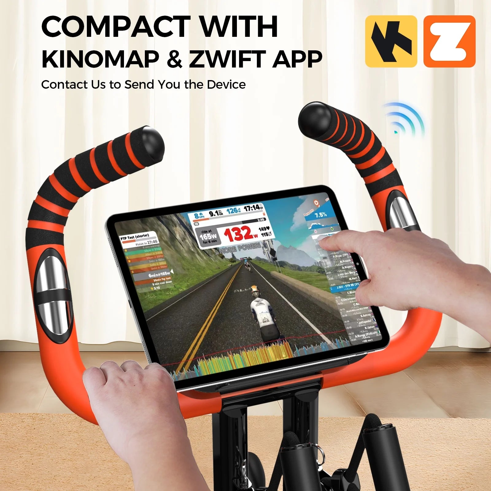 Folding Magnetic Exercise Bike Indoor Cycling Bikes Upright Stationary Bicycle 280Lbs