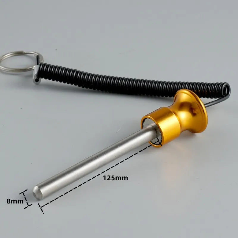 Magnetic Weight Pin Universal Weight Stack Replacement Selector Key Weight Machine Detent Pin with Reinforced Steel Wire Lanyard