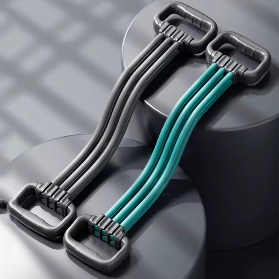 Adjustable Shoulder, Back, and Chest Muscle Trainer with Multi Functional Fitness High Elasticity Arm Stretching Elastic Rope