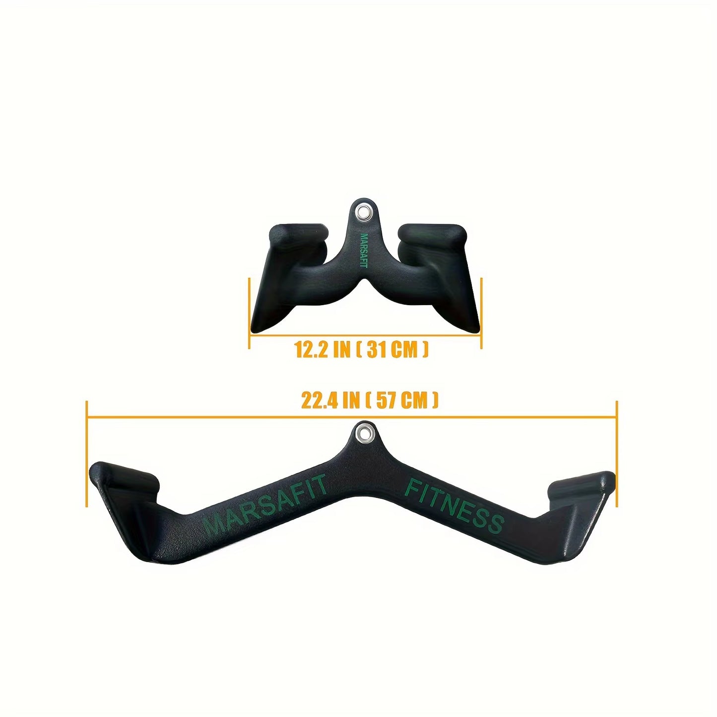 Home Gym Fitness Rowing T-Bar V-Bar Pulley Cable Machine Attachments Bicep Curl Tricep Lat Pulldown Bar Back Strength Training