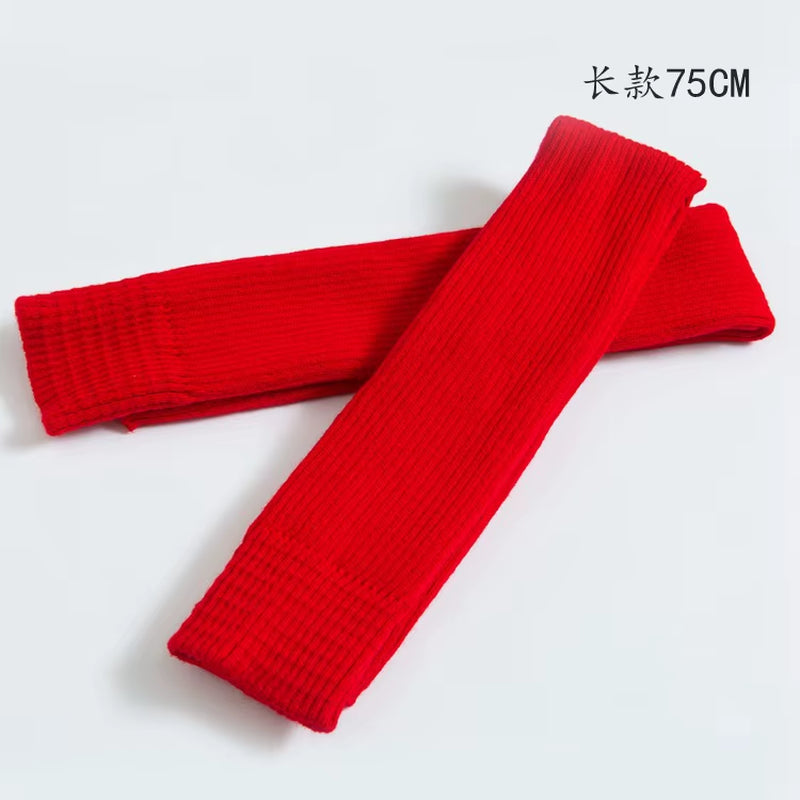 Adult Ballet Leg Warmers Teenager Yoga Knee Pad Latin Lengthen Girls Boot Socks Knitted Leg Warmers for Children 75CM