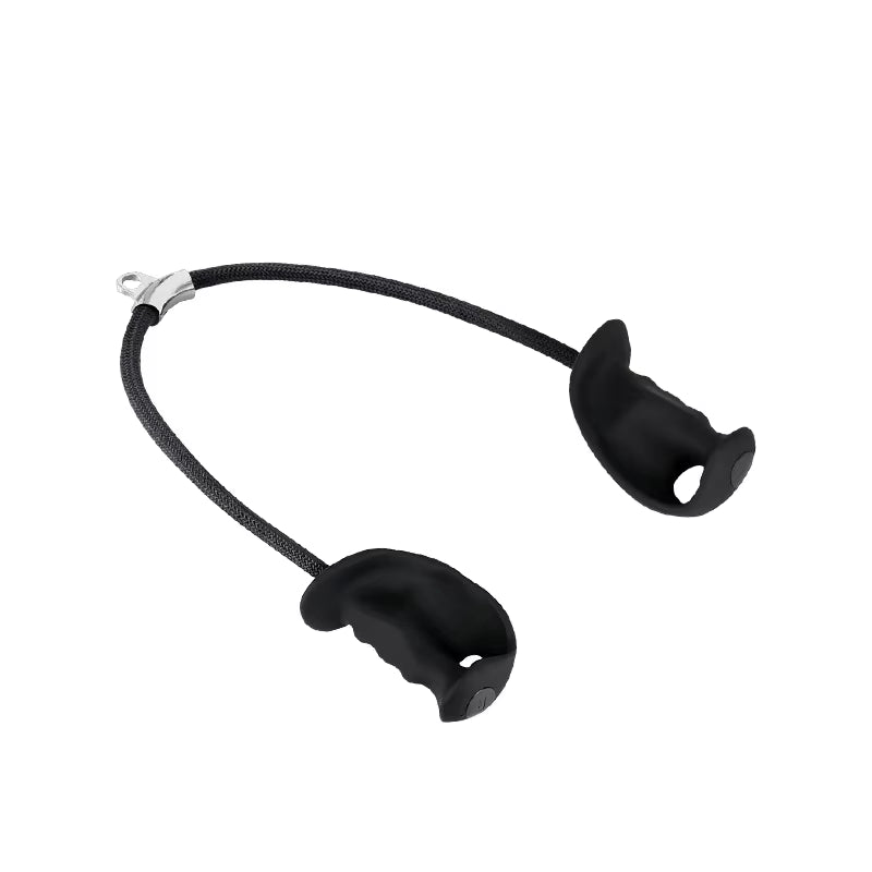 Fitness Grip Double Head Rope Pull down Handle Triceps Biceps Back Muscle Strength Training Gym Grips Work Weights Equipment