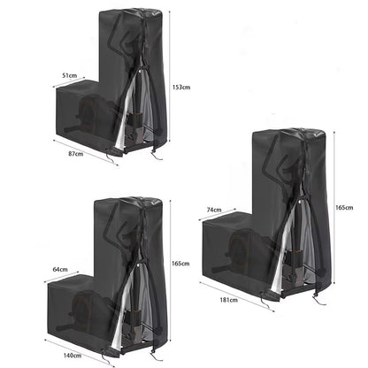 420D Elliptical Machine Dustproof Elliptical Trainer Protective Cover Sun Protection Cover Outdoor Machine Cover