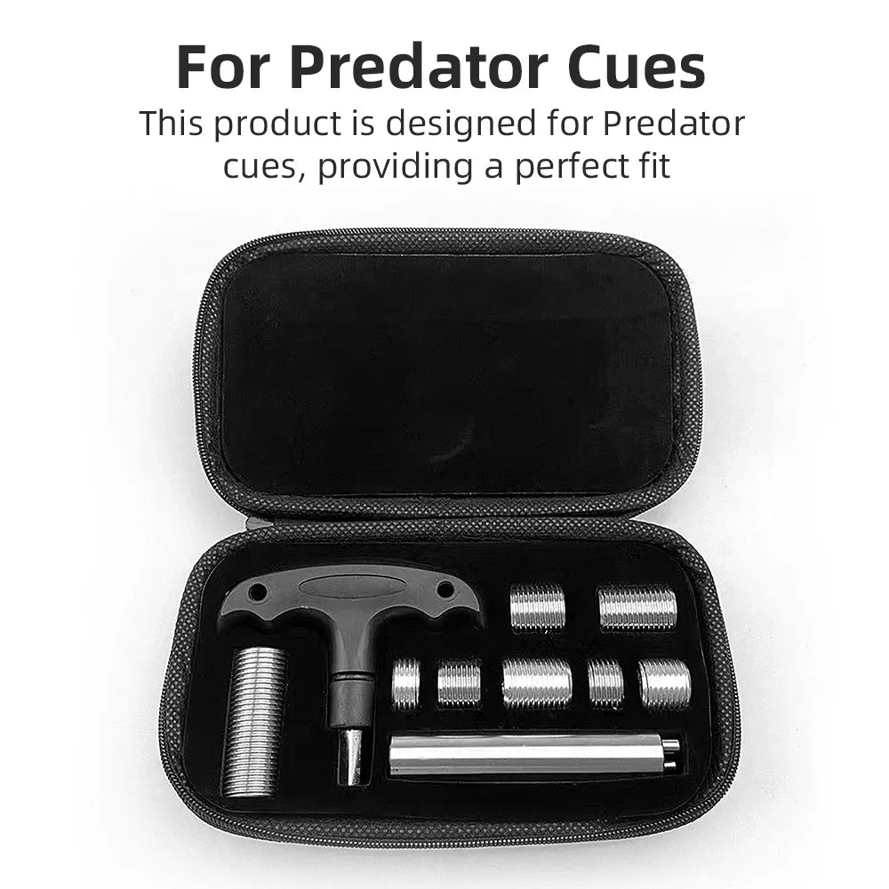 For Predator Cue Weight Bolts Kit - Billiard Cue Weight Adjustment Accessory Pool Cue Weight Tuning Kit Detachable Handle Tool
