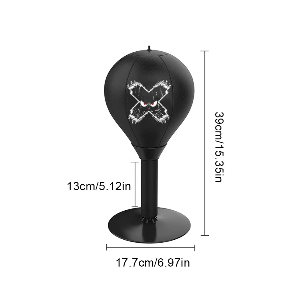 Desktop Punching Bag Boxing Training Punching Bag with Suction Cup Desk Boxing Punch Ball Portable Speed Bag for Kids Adults