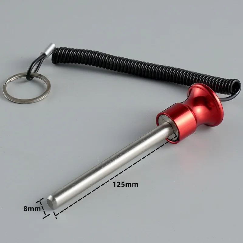 Magnetic Weight Pin Universal Weight Stack Replacement Selector Key Weight Machine Detent Pin with Reinforced Steel Wire Lanyard