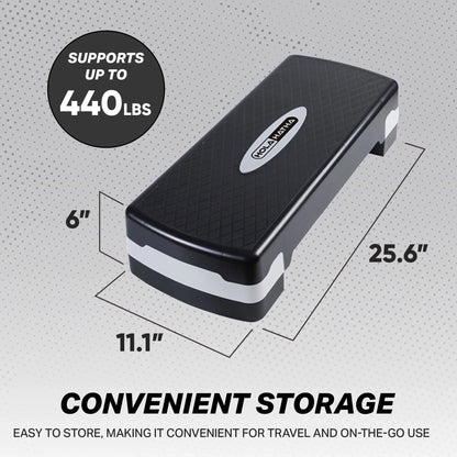 Aerobic Step Platform Exercise Fitness Equipment W/ Adjustable Height