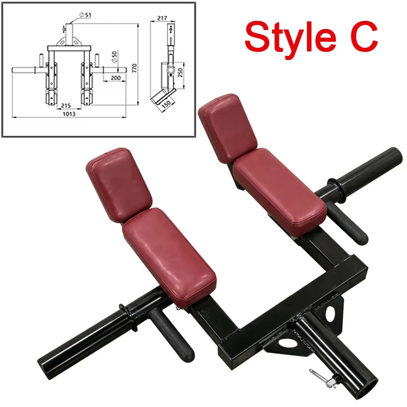 Fitness Heavy Duty Barbell Shoulder Press Attachment for Home Gym Strength Training Deadlift Squat Workout Rack Equipment