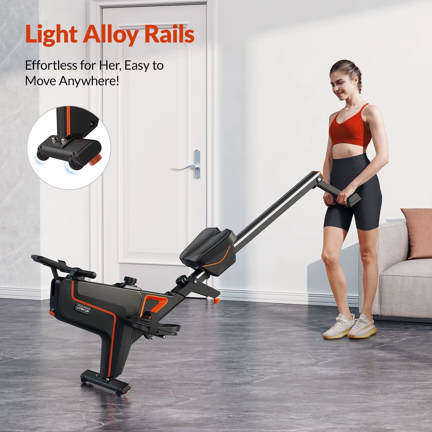 Magnetic Rowing Machines R05 Water Rower R10 16 Levels Quiet Resistance Foldable Compact Rowing Machine Home Gym Fitness