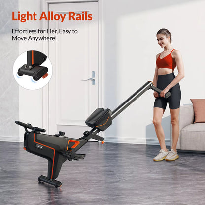 Magnetic Rowing Machines R05 Water Rower R10 16 Levels Quiet Resistance Foldable Compact Rowing Machine Home Gym Fitness