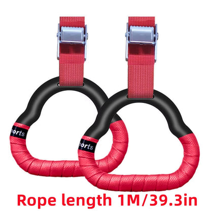 Gymnastics Rings Fitness Home Children'S Horizontal Bar Indoor Adult Pull up Wristband Stretching Training Fitness Equipment