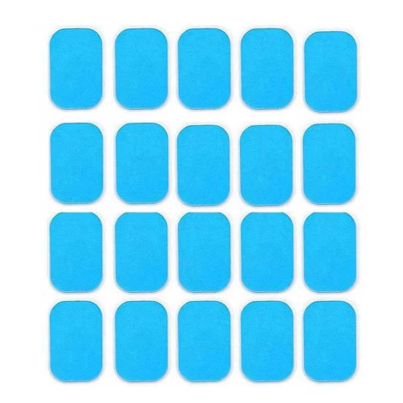 50 Pcs (25 Packs) Abdominal Muscle Hip Paste Gel Tablets Hydrogel Conductive Electrode Tablets Hip Gel Paste Patch