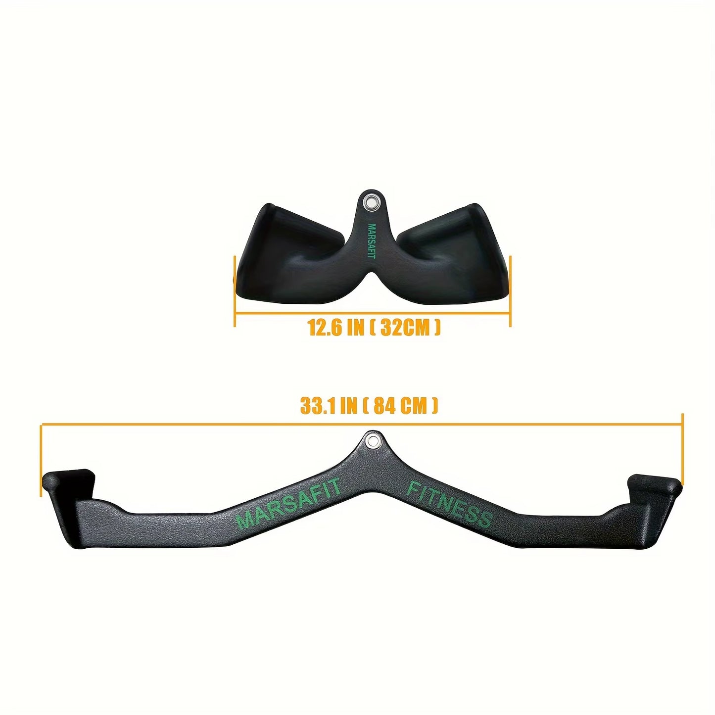 Home Gym Fitness Rowing T-Bar V-Bar Pulley Cable Machine Attachments Bicep Curl Tricep Lat Pulldown Bar Back Strength Training