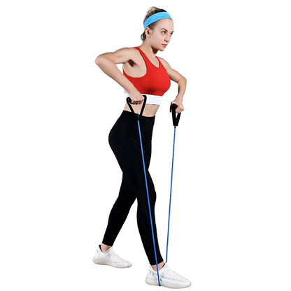 5 Levels Resistance Bands with Handles Training Exercise Tube Band Pull Rope Fitness Elastic Bands Workouts Strength Equipment