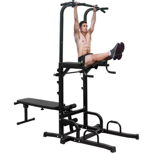 Adjustable Height Dip Bar Station Heavy Duty Dip Station Push up Bar for Home Gym Multi-Function Dip Station Pull up Bar Full B