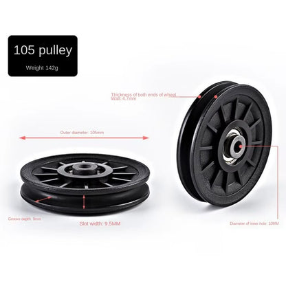 Nylon Bearing Pulley Wheel for Gym Fitness Equipment Cable Machine Part