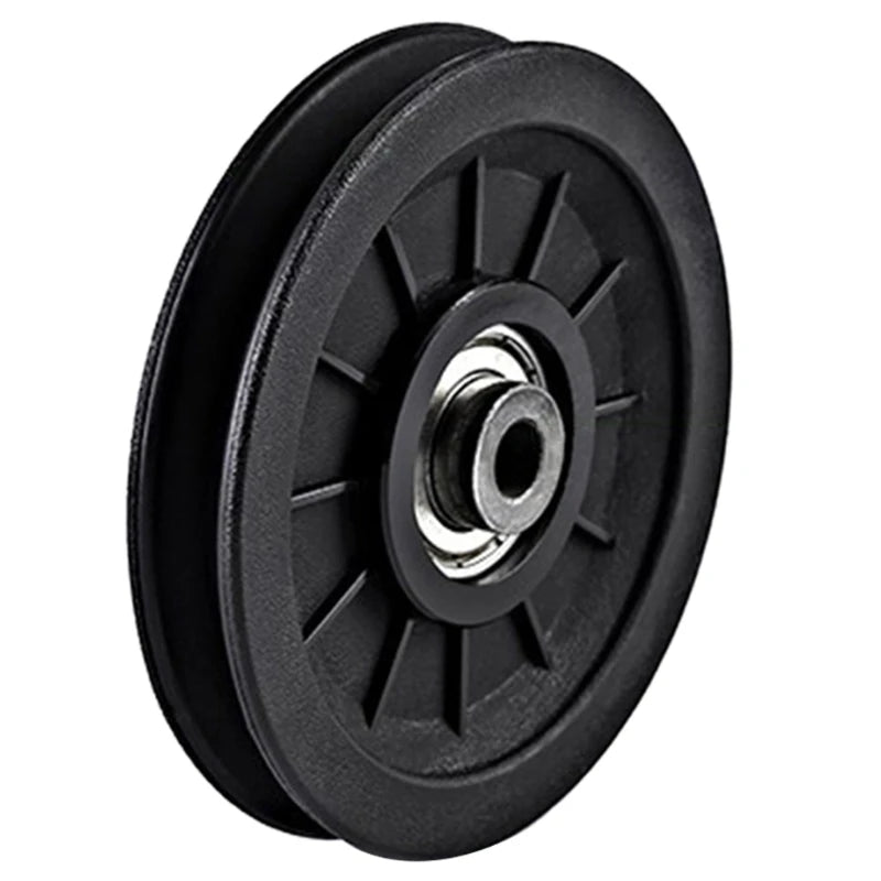 1Pc Nylon Bearing Pulley Wheel round Fitness Pulley Wheel Bearing Replacements Gym Equipment Parts for Fitness Equipment