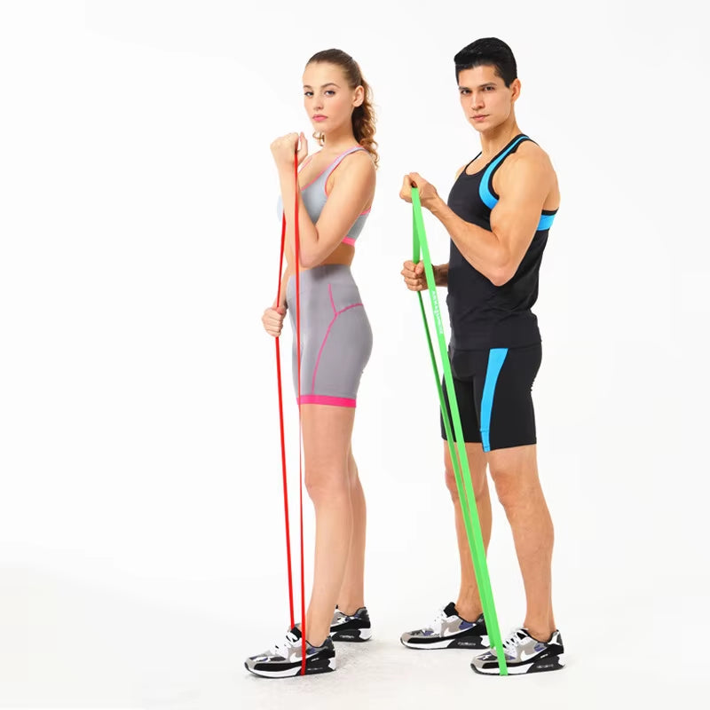 7 Packs Pull up Assist Bands Set Resistance Loop Bands Powerlifting Workout Exercise Stretch Bands with Door Anchor Foam