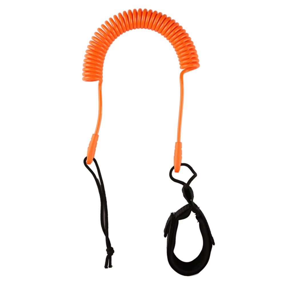 Surf Sup Ankle Leash Surfing Elastic Coiled Stand up Paddle Board Leg Rope Surfboard Ankle Leash Surfboard Leash Leg Rope