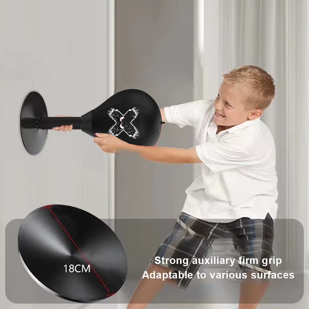 Desktop Punching Bag Boxing Training Punching Bag with Suction Cup Desk Boxing Punch Ball Portable Speed Bag for Kids Adults