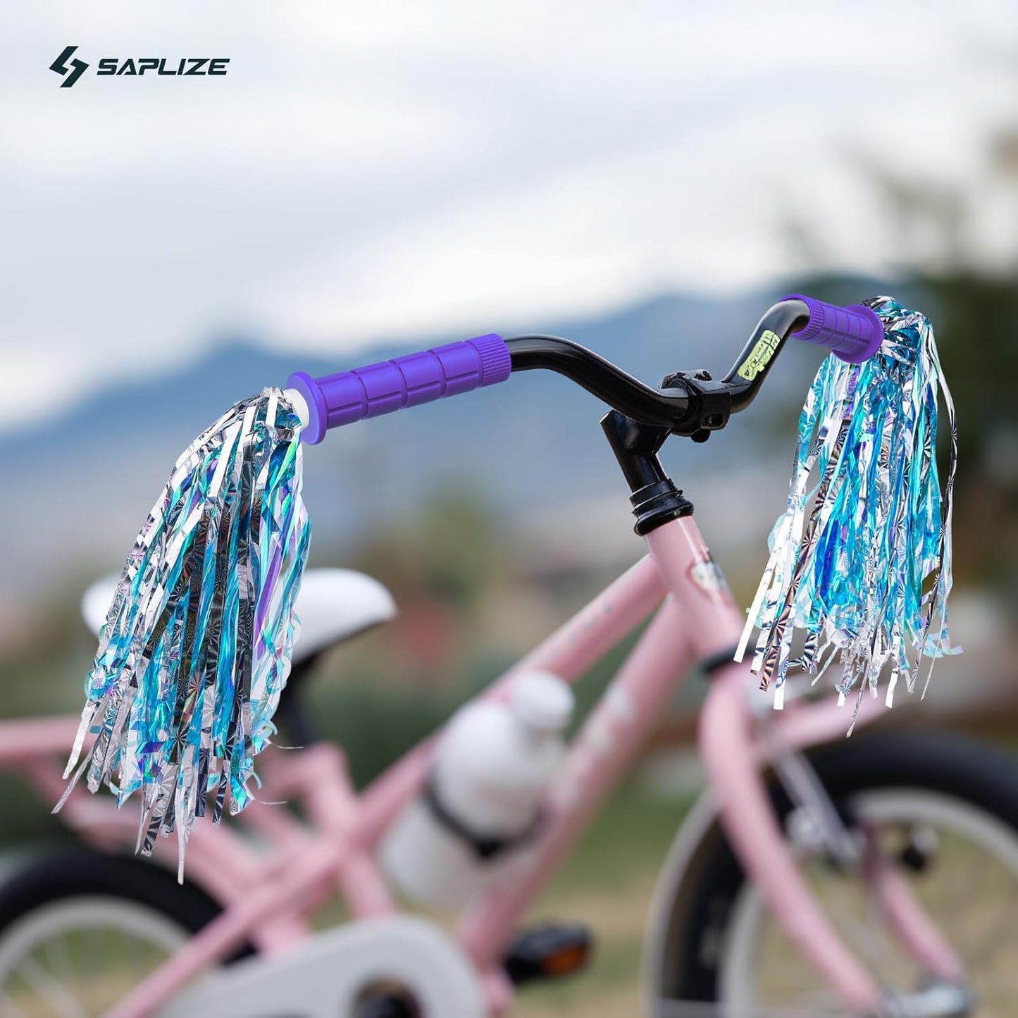 Bike Handlebar Grips, for Kids Girls Boys Bikes, Balance Bikes, Road Bikes and Sctoors, Length 4.9", Soft and Comfortable