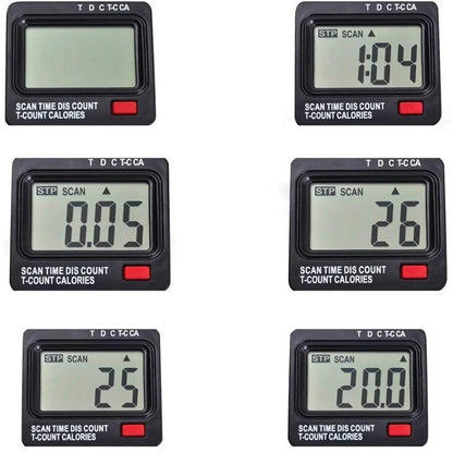 Mini Multi-Function Stepper, Exercise Bike, Digital under Desk Bike with LCD Screen Display, Pedal Exerciser Peddler for Leg Arm and Knee for Elderly