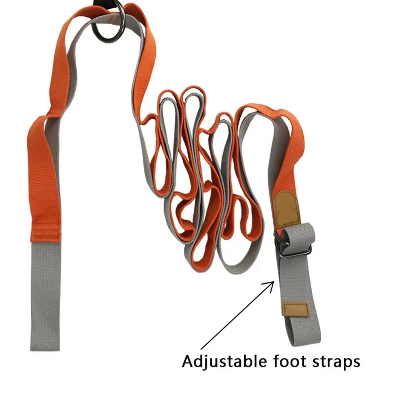 Door Flexibility Stretching Leg Yoga Fitness Sports Trainer Adjustable Leg Stretcher Strap Dance Gymnastics Belt Bands XA10L