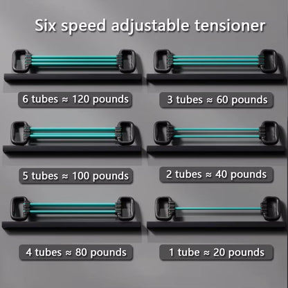 Adjustable Shoulder, Back, and Chest Muscle Trainer with Multi Functional Fitness High Elasticity Arm Stretching Elastic Rope