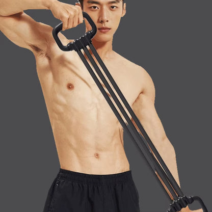 Adjustable Shoulder, Back, and Chest Muscle Trainer with Multi Functional Fitness High Elasticity Arm Stretching Elastic Rope