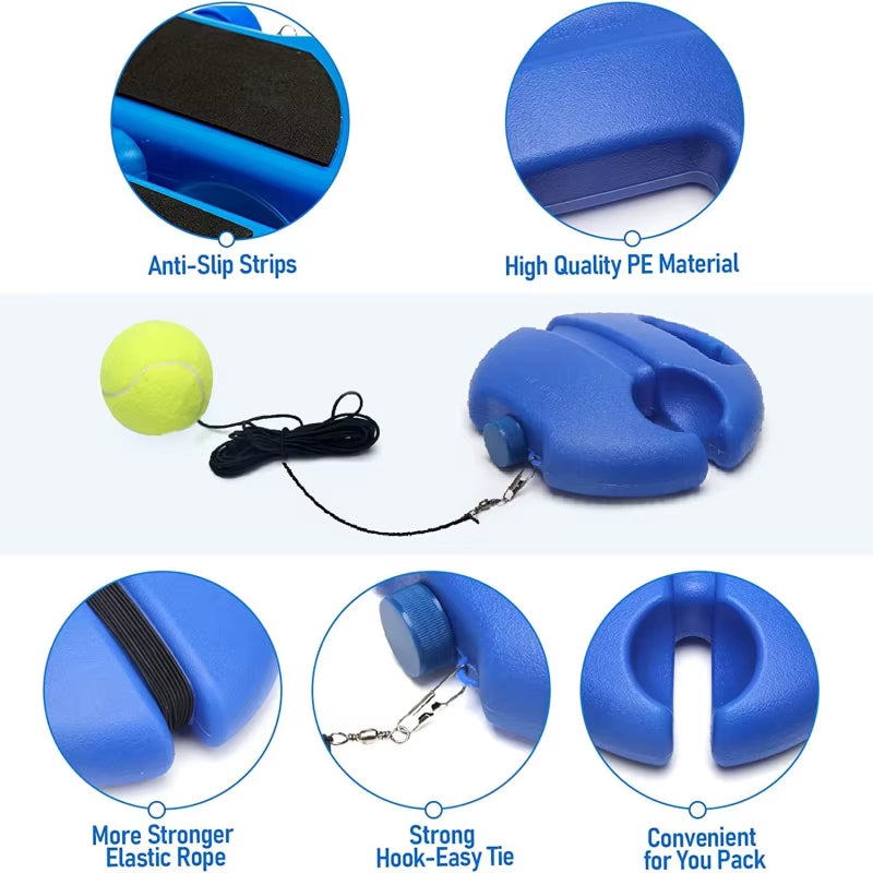 Tennis Training Ball Tennis Trainer Professional Training Primary Tool Exercise Self-Study Rebound Ball Indoor Tennis Practice
