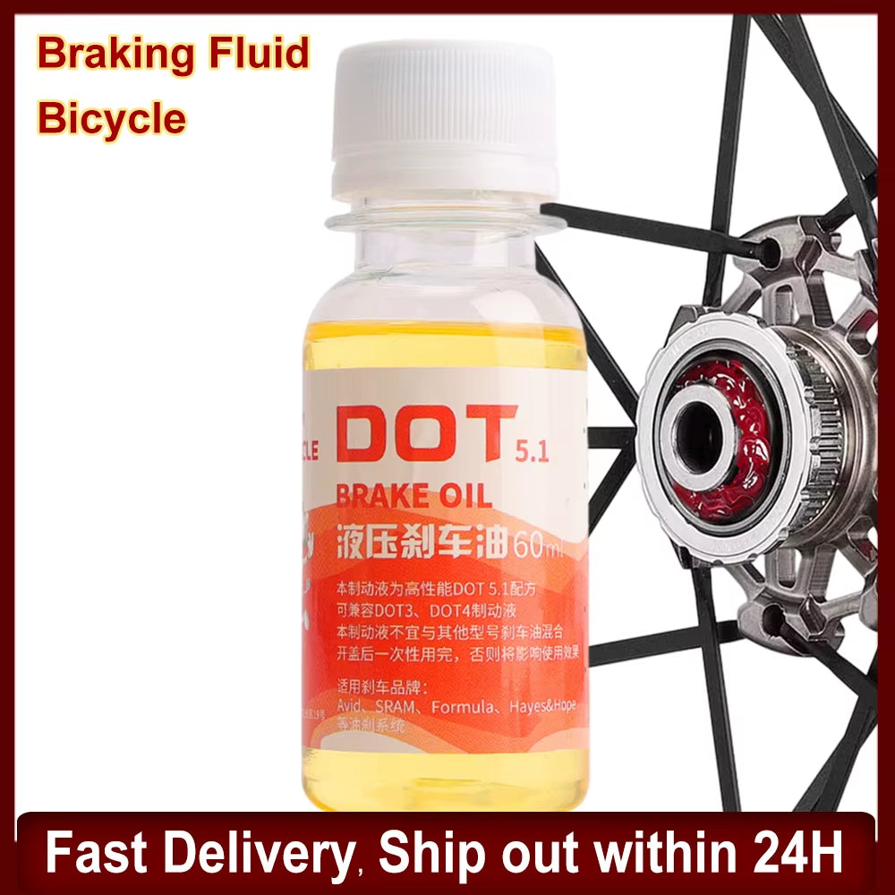 Dot 5. 1 Hydraulic Fluid Dot 5.1 Hydraulic Fluid for Stable Performance Road Bikes Mountain Bikes Bikes Braking Oil for Smooth