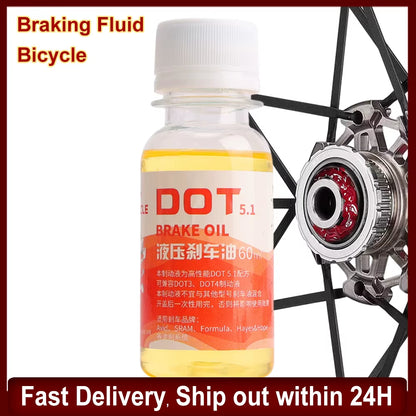 Dot 5. 1 Hydraulic Fluid Dot 5.1 Hydraulic Fluid for Stable Performance Road Bikes Mountain Bikes Bikes Braking Oil for Smooth