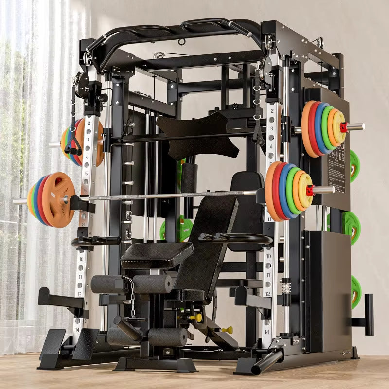 Professional Smith Comprehensive Trainer Home Multi Functional Combination Fitness Equipment Flying Bird Squatting Longmen Frame