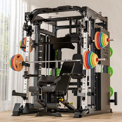 Professional Smith Comprehensive Trainer Home Multi Functional Combination Fitness Equipment Flying Bird Squatting Longmen Frame