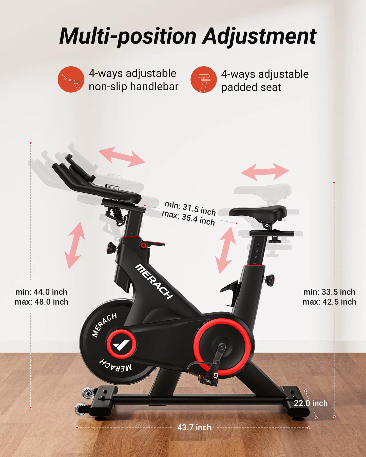 Indoor Exercise Bike with Auto Resistance Bluetooth Stationary Bike with APP Data Tracking & Tablet Holder Cycling Bike