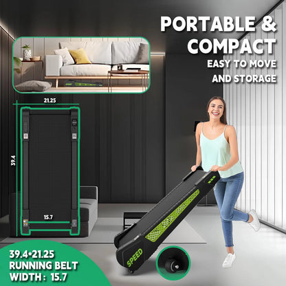 [TREADMILL CLEARANCE]  300LBS Capacity Walking Pad Compact Treadmills for Home Treadmills under Desk Treadmill Treadmills for Home Small Walking Treadmill Portable Mini Treadmill