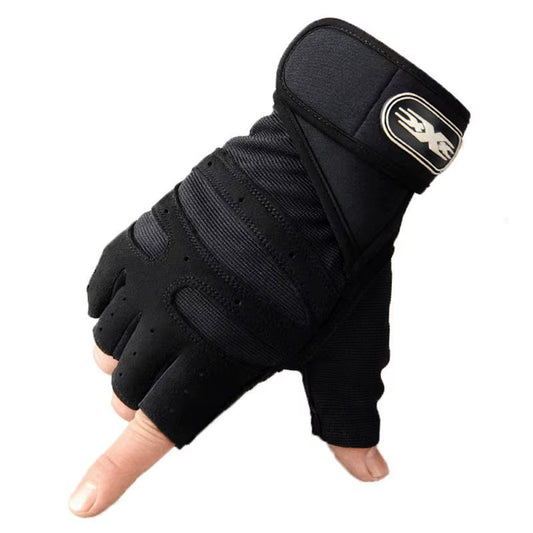 Gym Fitness Gloves Heavyweight Training Men Women Non-Slip Bodybuilding Glove Extended Wrist Support Bicycle Cycling Gloves