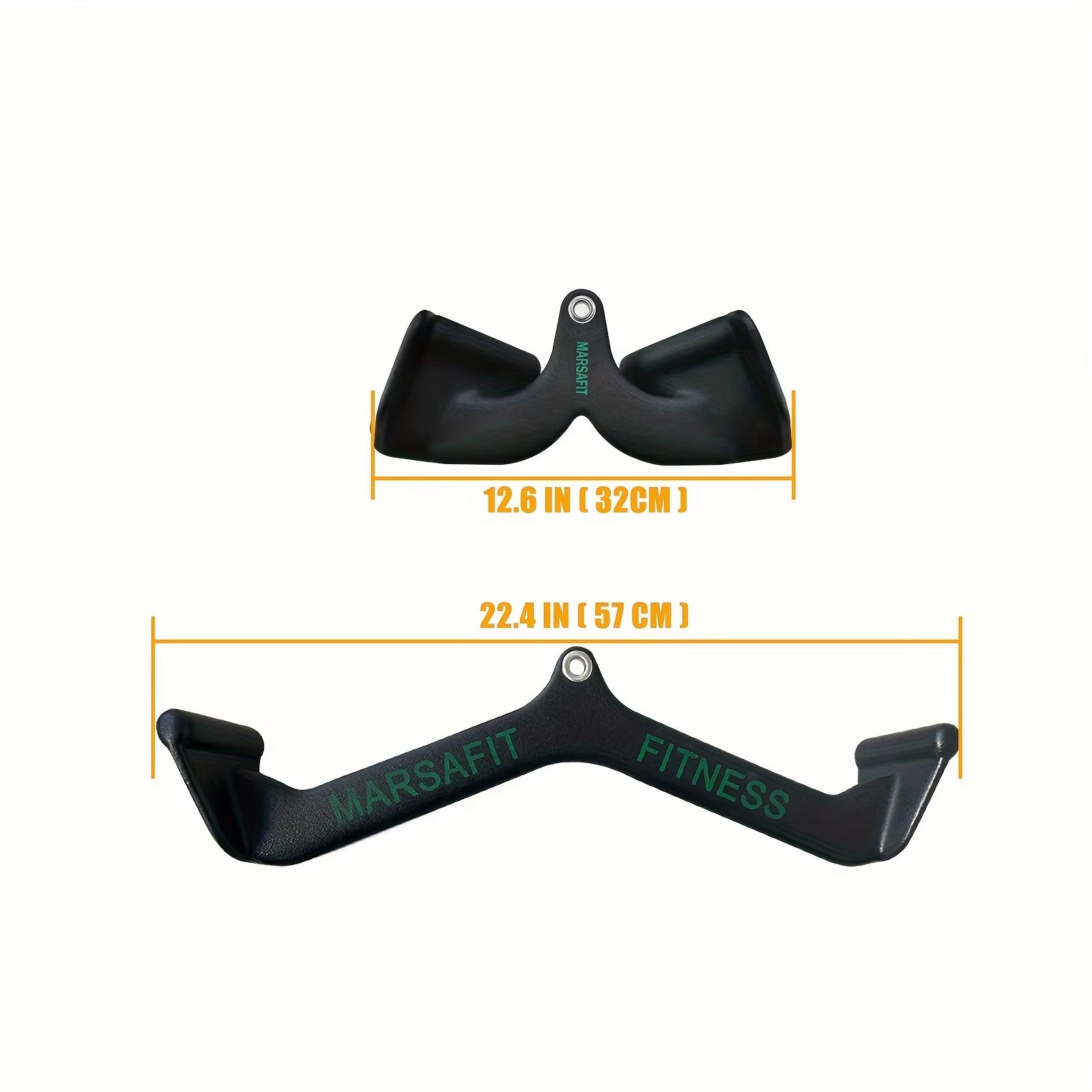 Home Gym Fitness Rowing T-Bar V-Bar Pulley Cable Machine Attachments Bicep Curl Tricep Lat Pulldown Bar Back Strength Training