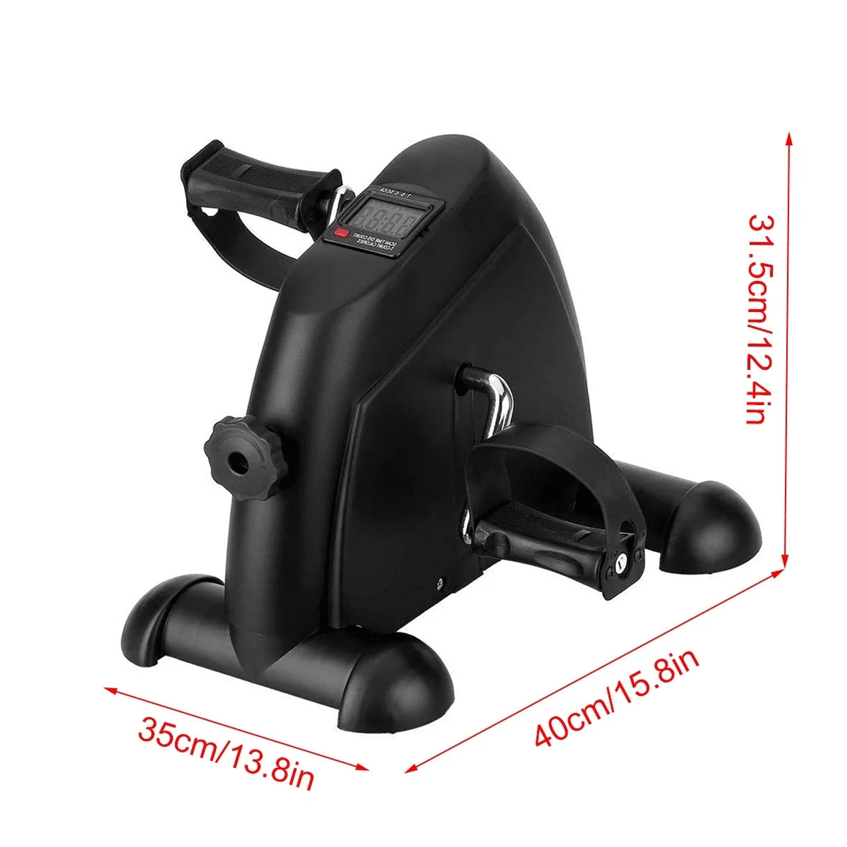 Mini Multi-Function Stepper, Exercise Bike, Digital under Desk Bike with LCD Screen Display, Pedal Exerciser Peddler for Leg Arm and Knee for Elderly