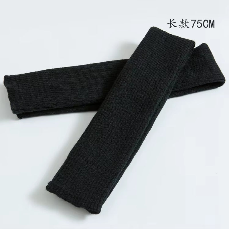 Adult Ballet Leg Warmers Teenager Yoga Knee Pad Latin Lengthen Girls Boot Socks Knitted Leg Warmers for Children 75CM