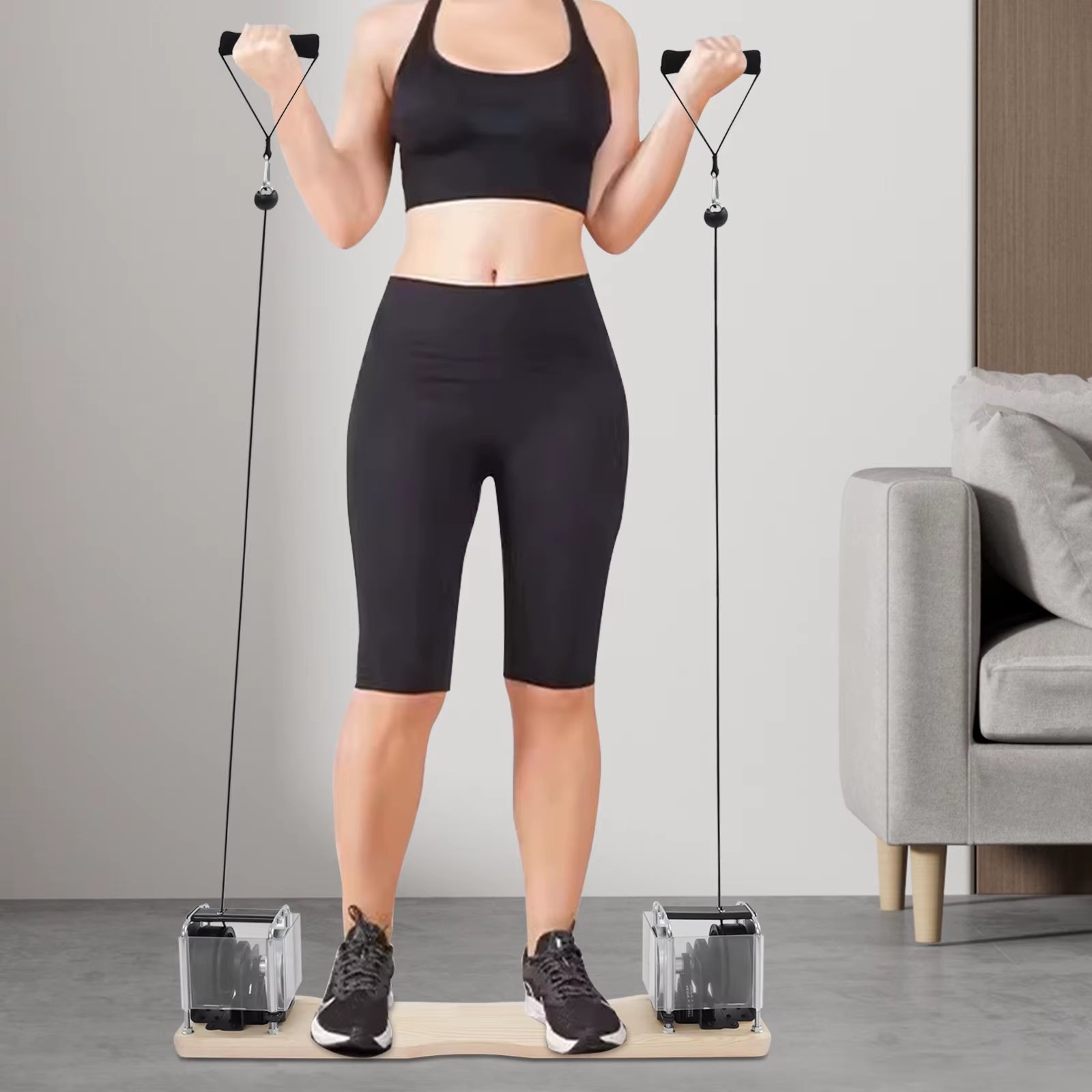 Gym Strength Training Equipment 75*17.5*18Cm Home Exercise Equipment 7-17Kg Resistance Range Strength Training Tool for Homes Gy