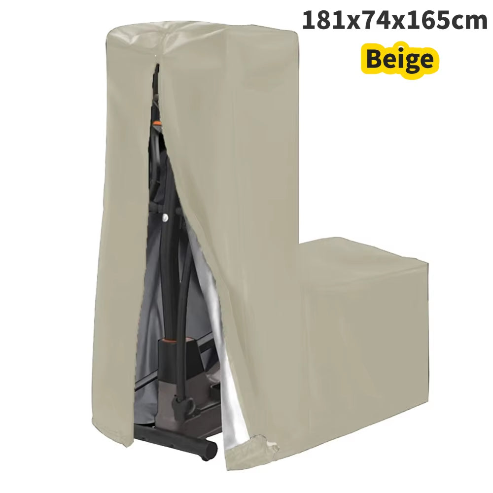 420D Elliptical Machine Dustproof Elliptical Trainer Protective Cover Sun Protection Cover Outdoor Machine Cover