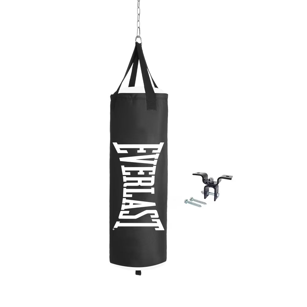 70 Lb Poly Canvas Heavy Bag Kit with Hanger for Boxing & MMA