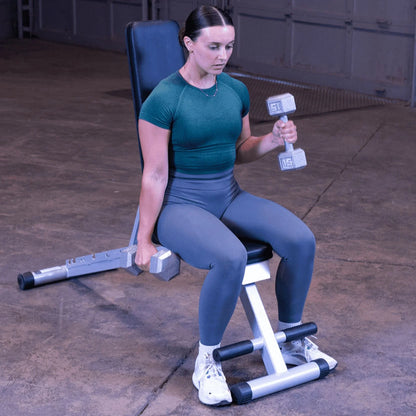 PFID125X Powerline Flat Folding Home Gym Workout Multi-Bench Press