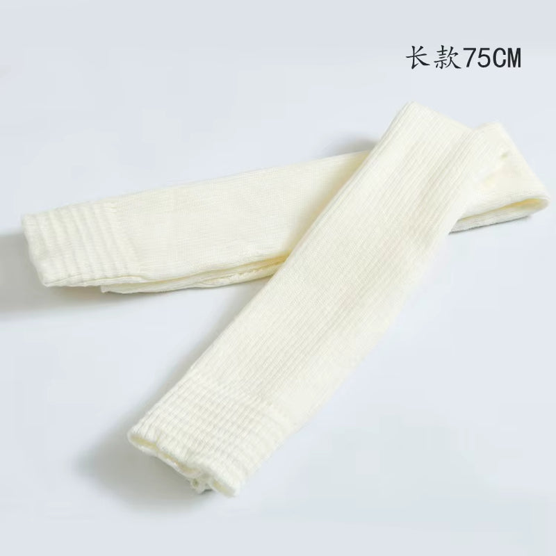 Adult Ballet Leg Warmers Teenager Yoga Knee Pad Latin Lengthen Girls Boot Socks Knitted Leg Warmers for Children 75CM