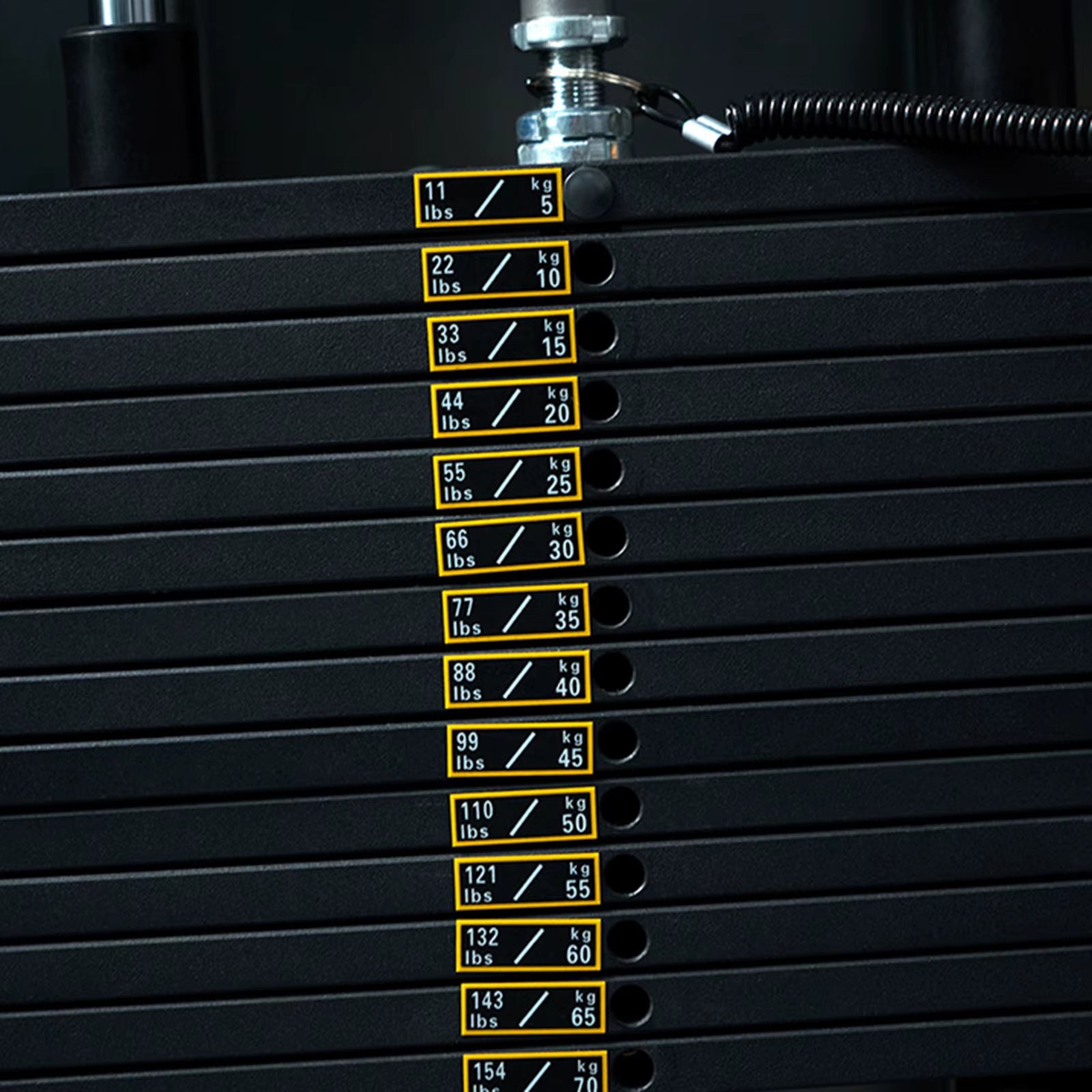 Weight Stack Labels Weight Identification Classification for Gym Equipment Sporting Goods Strength Training Machine Attachments
