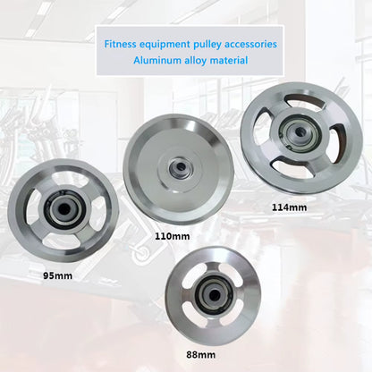 88/95/110/114Mm Gym Home Pulley Bearing Wheel Fitness Gym Equipment Replacement Parts Fitness Equipment Accessories