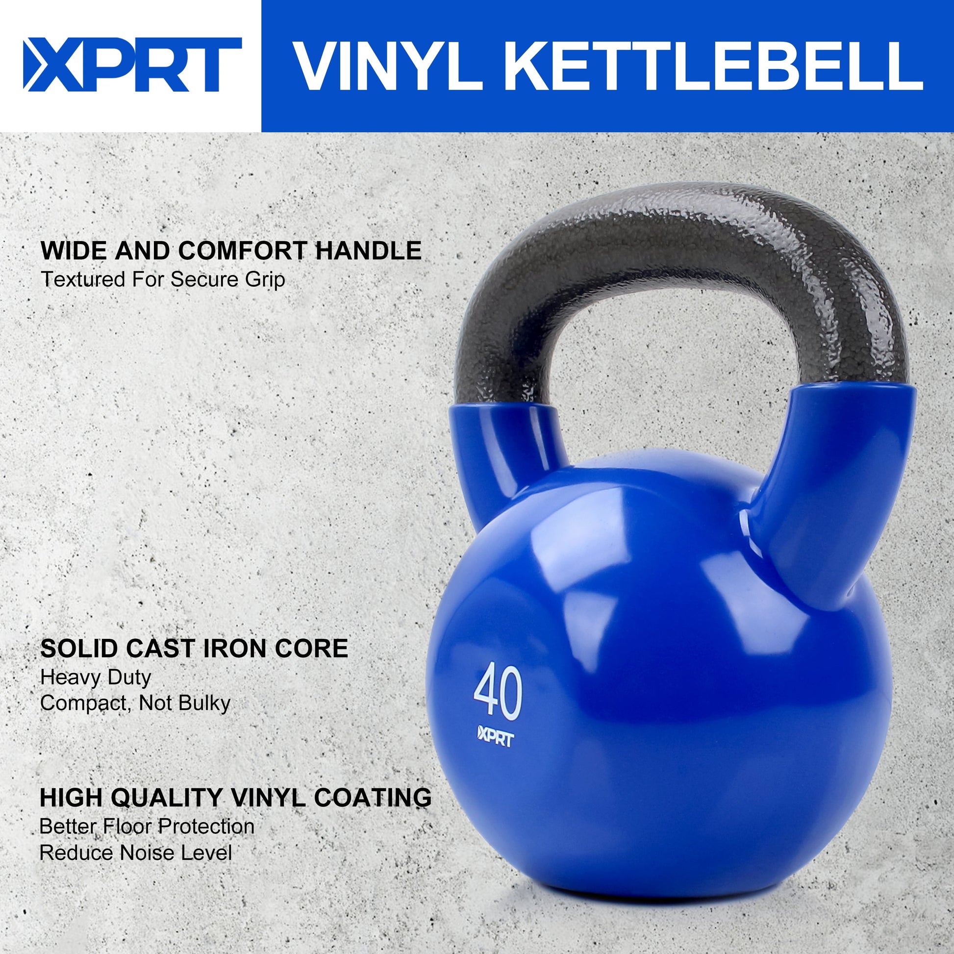 Vinyl Kettlebell 30 Lb.